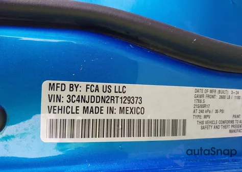 2024 Jeep Compass Trailhawk 4X4 from USA, damaged, VIN 3C4NJDDN2RT129373